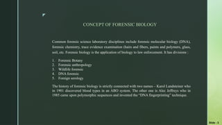 Application of biology in forensic science.pptx