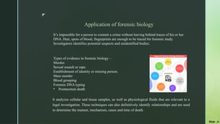 Application of biology in forensic science.pptx