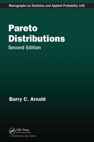 Pareto Distributions Second Edition Barry C Arnold | PDF