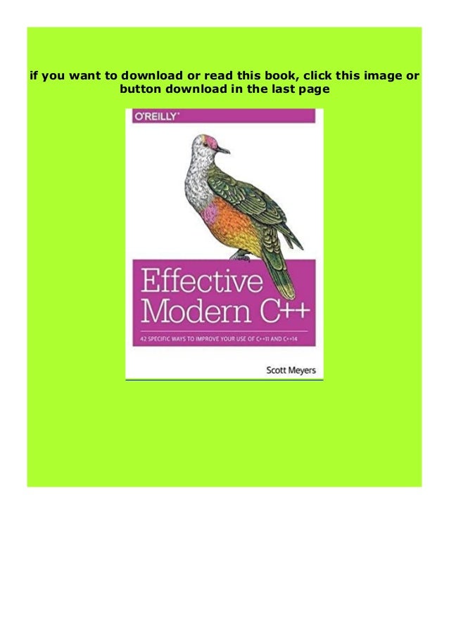 effective modern c++ 2nd edition