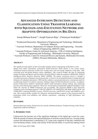Advanced Intrusion Detection and Classification using Transfer Learning ...