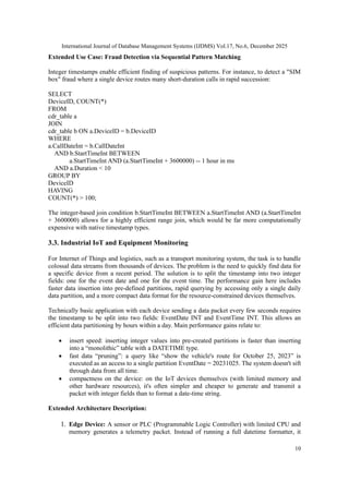 Architectural Patterns and Performance Analysis of Integer Surrogate ...