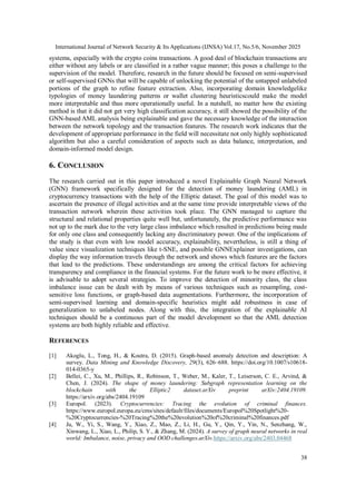 AN EXPLAINABLE GRAPH NEURAL NETWORK FRAMEWORK FOR ANTI–MONEY LAUNDERING ...