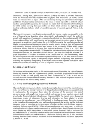 AN EXPLAINABLE GRAPH NEURAL NETWORK FRAMEWORK FOR ANTI–MONEY LAUNDERING ...