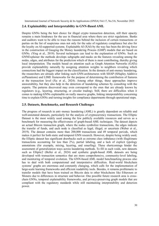 AN EXPLAINABLE GRAPH NEURAL NETWORK FRAMEWORK FOR ANTI–MONEY LAUNDERING ...