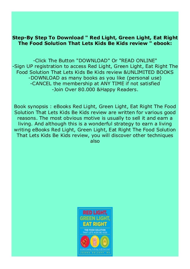 Download P D F Red Light Green Light Eat Right The Food Sol