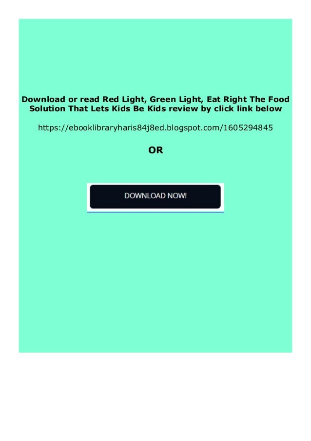 Download P D F Red Light Green Light Eat Right The Food Sol