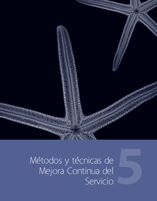5Métodos y técnicas de
Mejora Continua del
Servicio
 