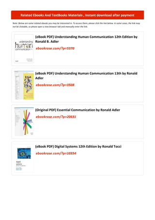Comprehensive Guide to Human Communication: Theory and Practice | PDF