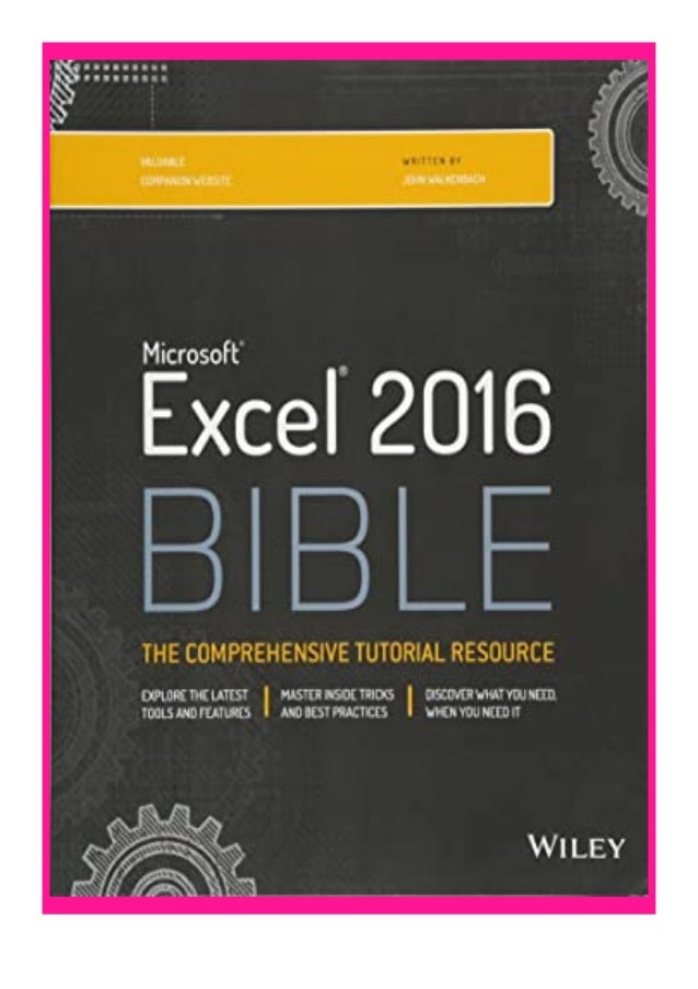 Best excel 2016 vba book