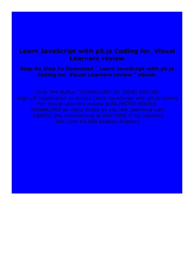23 Learn Javascript Step By Step