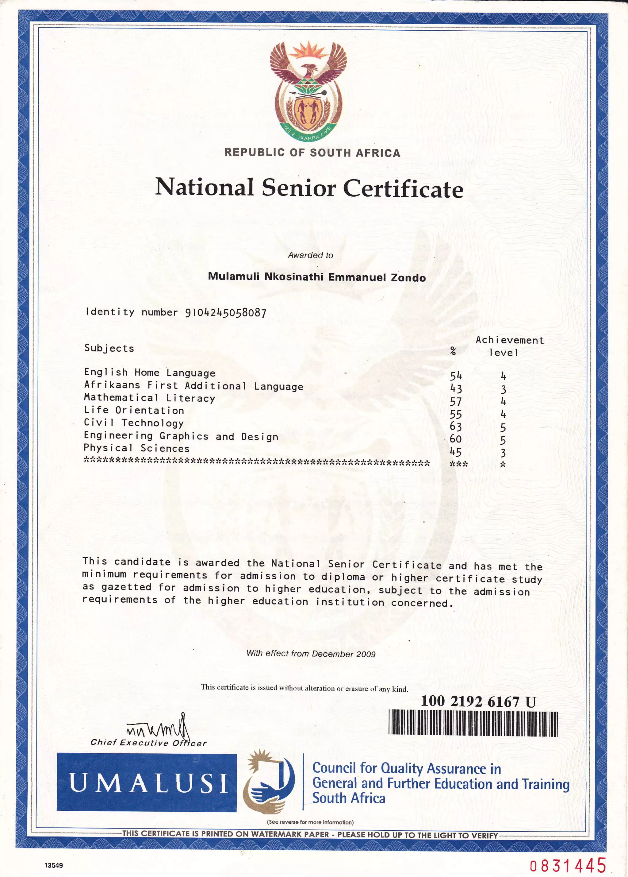 Matriccertificate PDF Free Download matriccertificate-pdf-free-download