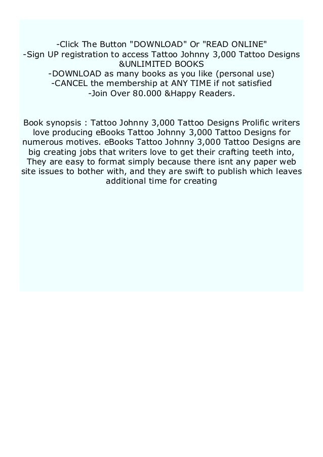 Tattoo Johnny: 3, 000 Tattoo Designs: Tattoo Johnny, Bollt, David... Tattoo Johnny: 3, 000 Tattoo Designs: Tattoo Johnny, Bollt, David...