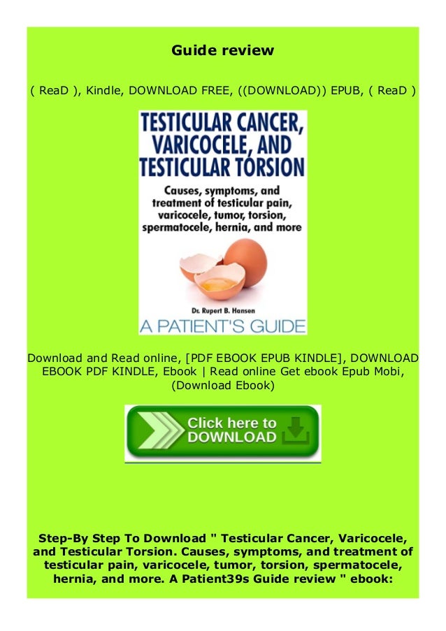 download_ Testicular Cancer, Varicocele, and Testicular Torsion. Causes