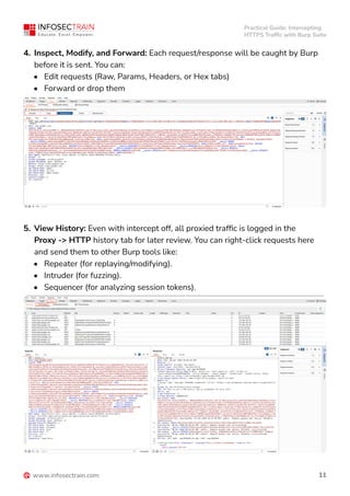 Intercepting HTTPS Traffic with Burp Suite | PDF