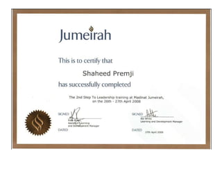 2nd Step to Leadership