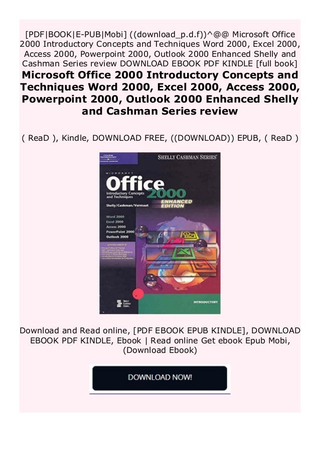 Download Pdf Microsoft Office 00 Introductory Concepts And Techniq