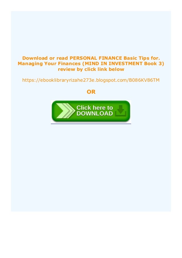 Ifinance 4 3 2 – comprehensively manage your personal finances statement