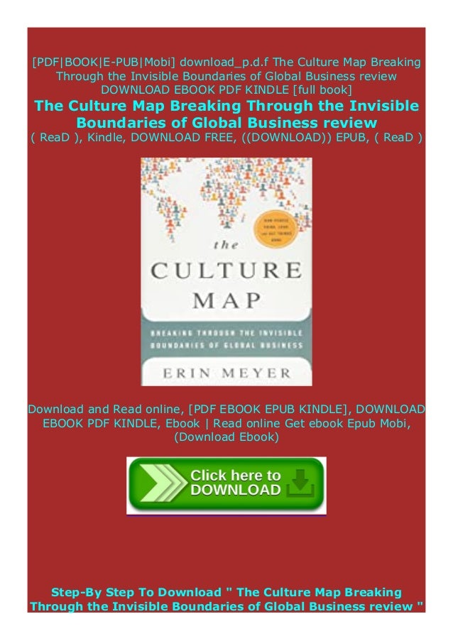 The Culture Map Kindle Global Business Culture