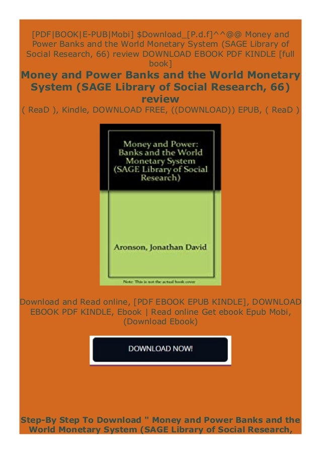Money And Power PDF Free Download