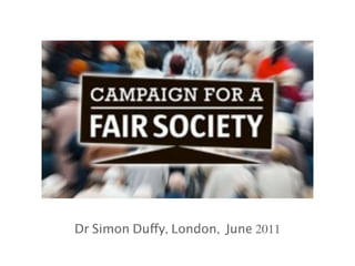 Dr Simon Duffy, London, June 2011
 