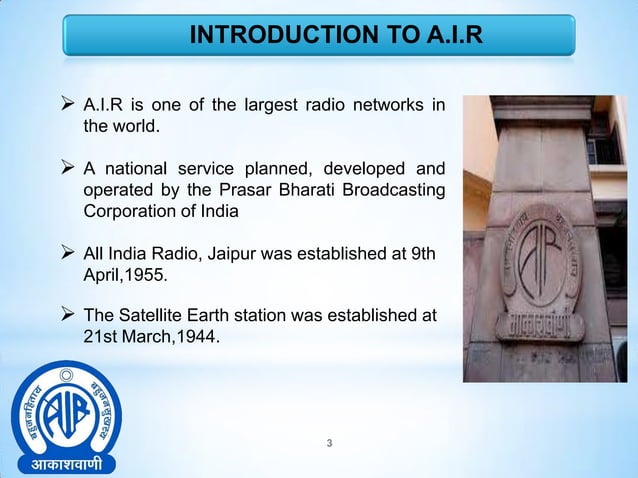 All India Radio Ppt