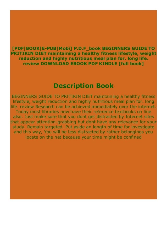 Magazine Beginners Guide To Pritikin Diet Maintaining A Healthy Fitn