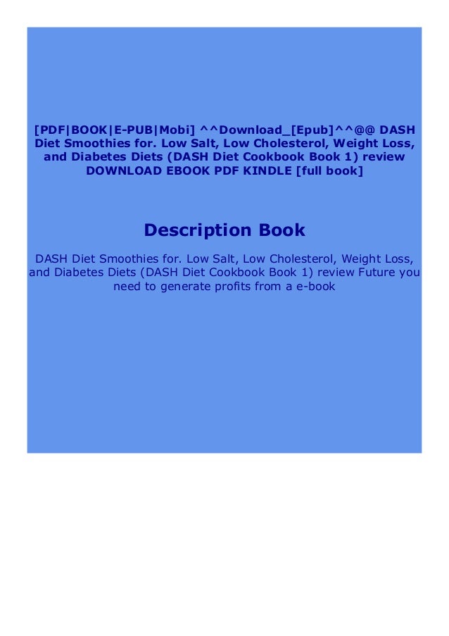 Online Dash Diet Smoothies For Low Salt Low Cholesterol Weight Lo