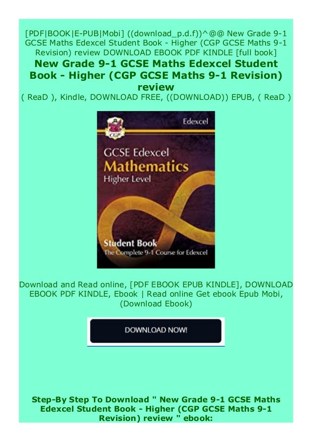 Full Book New Grade 9 1 Gcse Maths Edexcel Student Book Higher Cg