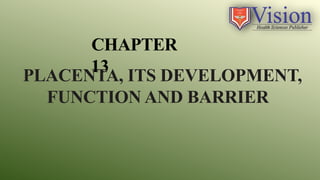 Comprehensive Overview of Placenta Development, Function, and Barrier ...