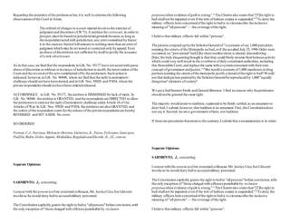 Regarding the proprietyofthe petitionsat bar,it is well to reiterate the following
observationsofthe Court in Arula:
The referral of charges to a court-martialinvolvesthe exercise of
judgment and discretion (AW71).A petition for certiorari,in orderto
prosper,must be basedon jurisdictionalgroundsbecause,as long as
the respondentactedwith jurisdiction,any errorcommitted by himor
it in the exercise thereofwill amount to nothing more than an errorof
judgment which may be reviewed or corrected only byappeal.Even
an abuse ofdiscretionis not sufficient by itselfto justify the issuance
of a writ ofcertiorari.
As in that case,we find that the respondents in G.R. No. 93177 have not acted with grave
abuse ofdiscretion orwithout orin excess ofjurisdiction to justify the intervention ofthe
Court and the reversalofthe acts complained ofby the petitioners.Such action is
indicated,however,in G.R. No. 96948, where we find that the right to peremptory
challenge should not have beendenied,and in G.R. Nos.95020 and 97454, where the
private respondentsshould nothavebeen ordered released.
ACCORDINGLY, in G.R. No. 93177, the petition is DISMISSED for lack of merit. In
G.R. No. 96948, the petition is GRANTED, and the respondentsare DIRECTED to allow
the petitionersto exercise the right ofperemptory challenge underArticle 18 of the
Articles ofWar.In G.R. Nos.95020 and 97454, the petitions are also GRANTED, and
the orders ofthe respondent courtsforthe release ofthe privaterespondentsare hereby
REVERSED and SET ASIDE. No costs.
SO ORDERED.
Fernan,C.J.,Narvasa, Melencio-Herrera,Gutierrez,Jr.,Paras,Feliciano,Gancayco,
Padilla,Bidin,Griño-Aquino,Medialdea,RegaladoandDavide,Jr.,JJ.,concur.
Separate Opinions
SARMIENTO, J., concurring:
I concurwith the ponenciaofmy esteemed colleague,Mr. Justice Cruz,but Idissent
insofaras he would deny bailto accusedmilitary personnel.
The Constitution explicitly grants the right to bailto "allpersons"before conviction,with
the only exception of"those charged with offensespunishable by reclusion
perpetuawhen evidence ofguilt is strong." 1
The Charteralso statesthat"[T]he right to
bail shallnot be impaired even if the writ of habeas corpus is suspended." 2
To deny the
military officers here concernedofthe right to bailis to circumscribe the inclusive
meaning of "all persons" — the coverage ofthe right.
I believe that military officers fall within "persons".
The picture conjured up bythe SolicitorGeneralof "a scenario ofsay 1,000 putschists
roaming the streets ofthe Metropolis on bail,orif the assailed July 25, 1990 Order were
sustained,on "provisional" bail[t]he sheernumberalone is already discomforting .. .
[b]ut,the truly disquietingthought is that they could freely resume theirheinousactivity
which could very well result in the overthrowofduly constituted authorities,including
this Honorable Court,and replace the same with a systemconsonant with theirown
concept ofgovernment andjustice." 3
But would a scenario of1,000 murderers ordrug
pushersroaming the streetsofthe metropolis justify a denialofthe right to bail? Would
not that darkpicture paintedby the SolicitorGeneralbe reproduced by 1,000"equally
dangerous"elements ofsociety?
We gave bailSenatorEnrile and General Brawner. I find no reason why thepetitioners
should notbe granted the same right.
The majority would point to tradition,supposed to be firmly settled,as an argument to
deny bail.I submit,however,that tradition is no argument.First,the Constitutiondoes
not say it.Second, we are a government oflaws,not tradition.
If there are precedentsthatattest to the contrary,Isubmit that a reexamination is in order.
Separate Opinions
SARMIENTO, J., concurring:
I concurwith the ponenciaofmy esteemed colleague,Mr.Justice Cruz,but Idissent
insofaras he would deny bailto accusedmilitary personnel.
The Constitution explicitly grants the right to bailto "allpersons"before conviction,with
the only exception of"those charged with offensespunishable by reclusion
perpetuawhen evidence ofguilt is strong." 1
The Charteralso statesthat"[T]he right to
bail shallnot be impaired even if the writ of habeas corpus is suspended." 2
To deny the
military officers here concernedofthe right to bailis to circumscribe the inclusive
meaning of "all persons" — the coverage ofthe right.
I believe that military officers fall within "persons".
 