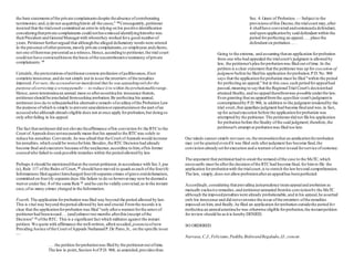 the bare statementsofthe private complainantsdespite theabsence ofcorroborating
testimonies;and,(c)in not acquittinghimin all the cases," 18
Consequently,petitioner
insisted that the trialcourt committed an errorin relying on his positive identification
consideringthatprivate complainants could nothavemissed identifyinghimwho was
theirPresident and GeneralManagerwith whomthey worked fora good numberof
years.Petitionerfurtherargued that althoughthe alleged defamatory wordswere uttered
in the presence ofotherpersons,mostly private complainants,co-employees andclients,
not one ofthemwas presented asa witness.Hence,accordingto petitioner,the trial court
could not have convictedhimon the basis ofthe uncorroborative testimony ofprivate
complainants. 19
Certainly,the protestationsofpetitionerconnote profession ofguiltlessness,ifnot
complete innocence,and do not simply put in issue the propriety ofthe penalties
imposed.Forsure,the accusednevermanifested that he wasappealingonlyforthe
purpose ofcorrecting a wrongpenalty — to reduce it to within theprobationablerange.
Hence,upon interposingan appeal,more so afterassertinghis innocence therein,
petitionershould be precluded fromseeking probation.By perfecting his appeal,
petitioneripso facto relinquishedhis alternative remedy ofavailing ofthe Probation Law
the purpose ofwhich is simply to prevent speculationoropportunismon the part ofan
accusedwho although alreadyeligible does not at once apply forprobation,but doingso
only afterfailing in his appeal.
The fact that petitionerdid not elevate theaffirmance ofhis conviction by the RTCto the
Court of Appealsdoesnotnecessarily mean that his appealto the RTCwas solely to
reduce his penalties.Conversely,he was afraid that the Court ofAppealswould increase
his penalties,which could be worseforhim. Besides,the RTC Decision had already
become final and executory because ofthe negligence,according to him,ofhis former
counselwho failed to seekpossible remedies within the period allowed by law.
Perhaps it should be mentionedthatat the outset petitioner,in accordance with Sec 3, par.
(e), Rule 117 ofthe Rules of Court, 20
should have moved to quash aseach ofthe four(4)
Informations filed against himcharged four(4)separate crimes ofgrave oraldefamation,
committed on four(4) separate days.His failure to do so howevermay nowbe deemed a
waiver underSec.8 of the same Rule 21
and he can be validly convicted,as in the instant
case,ofas many crimes charged in the Information.
Fourth.The application forprobation wasfiled way beyond the period allowed by law.
This is vital way beyond theperiod allowed by lawand crucial.Fromthe records it is
clear that the applicationforprobation was filed "only aftera warrant forthe arrest of
petitionerhad beenissued.. . (and)almost two months after(his)receipt ofthe
Decision" 22
ofthe RTC. This is a significant fact which militates against the instant
petition.We quote with affirmance the well-written, albeit assailed, ponenciaofnow
Presiding Justice ofthe Court ofAppeals NathanaelP.De Pano,Jr., on the specific issue
—
. . . the petition forprobationwas filed by the petitionerout oftime.
The law in point,Section 4of P.D. 968, as amended,providesthus:
Sec. 4. Grant of Probation. — Subject to the
provisionsofthis Decree,the trialcourt may,after
it shallhave convicted andsentenceda defendant,
and upon applicationby said defendant within the
period forperfecting an appeal... . place the
defendant on probation ... .
Going to the extreme, and assuming thatan application forprobation
from one who had appealed the trialcourt's judgment is allowed by
law, the petitioner'splea forprobationwas filed out oftime. In the
petition is a clear statement that the petitionerwas up for execution of
judgment before he filed his application forprobation.P.D.No. 968
says that the applicationforprobation must be filed "within the period
for perfecting an appeal;" but in this case,such periodforappealhad
passed,meaning to saythat the RegionalTrial Court's decisionhad
attained finality,and no appealtherefromwas possible underthe law.
Even granting that an appealfromthe appellate court'sjudgmentis
contemplatedby P.D.968, in addition to the judgment renderedby the
trial court,that appellate judgment had become finaland was,in fact,
up for actualexecution before the applicationforprobation was
attempted by the petitioner.The petitionerdid not file his application
for probation before the finality ofthe said judgment; therefore,the
petitioner's attempt at probationwas filed too late.
Our minds cannot simply rest easy on.the propositionthat an applicationforprobation
may yet be granted evenifit was filed only afterjudgment has become final,the
conviction alreadysetforexecution and a warrant ofarrest issued forservice ofsentence.
The argument that petitionerhad to await the remand ofthe case to the MeTC,which
necessarily must be afterthe decision ofthe RTChad become final, for himto file the
application forprobationwith the trialcourt,is to stretch the lawbeyond comprehension.
The law, simply,does not allowprobationafteran appealhas beenperfected.
Accordingly,considering that prevailing jurisprudence treatsappealand probation as
mutually exclusive remedies,and petitionerappealed fromhis convictionby the MeTC
although the imposedpenaltieswere already probationable,and in his appeal,he asserted
only his innocence and did notevenraise the issue ofthe propriety ofthe penalties
imposed on him, and finally, he filed an application forprobation outsidethe period for
perfecting an appealgrantinghe was otherwise eligible forprobation,the instantpetition
for review should be asit is hereby DENIED.
SO ORDERED.
Narvasa,C.J.,Feliciano,Padilla,BidinandRegalado,JJ.,concur.
 
