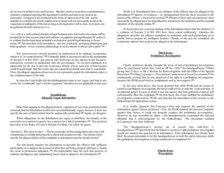 do we have to define every word we use. Besides,there is no positive constitutionalor
statutory command requiring the legislature to define eachand every word in an
enactment. Congressis not restrictedin the formofexpression ofits will, and its
inability to so define the words employed in a statute will not necessarily result in the
vaguenessorambiguity ofthe lawso long as the legislative will is clear, orat least,can
be gathered fromthe whole act x x x.
“x x x [I]t is a well-settled principle oflegal hermeneutics that wordsofa statute will be
interpreted in theirnatural,plain and ordinary acceptation andsignification,[45]
unlessit
is evident thatthe legislature intended a technicalorspeciallegalmeaning to those
words.[46]
The intention ofthe lawmakers - who are,ordinarily, untrained philologistsand
lexicographers -to use statutory phraseology in sucha manneris always presumed.”[47]
The term intervene should therefore be understood in its ordinary acceptation,
which is to “to come between.”[48]
Criminally liable is anyonecovered in the enumeration
of Section 5 of RA 3019 -- any person who intervenes in any manner in any business,
transaction, contract or application with the government. As we have explained, it is
impossible for the law to provide in advance details of how such acts of intervention
could be performed. But the courts may passuponthosedetails once trial is concluded.
Thus,the alleged vaguenessofintervene is not a groundto quash the information prior to
the commencement of the trial.
In sum,the Court holds that thechallenged provision is not vague, and that in any
event,the “overbreath” and“void forvagueness” doctrinesare not applicable to this case.
SecondIssue:
Allegedly Vague Information
Otherthan arguing on thealleged intrinsic vaguenessof intervene,petitionerfurther
contendsthatthe Information itselfis also unconstitutionally vague, because it does not
specify the acts of intervention that he supposedly performed.[49]
Again, we disagree.
When allegations in the information are vague or indefinite, the remedy of the
accusedis not a motion to quash, but a motion for a bill of particulars.[50]
The pertinent
provision in the Rules of Court is Section 9 of Rule 116, which we quote:
“Section 9. Bill ofparticulars. --The accused may,before arraignment,move fora bill
of particulars to enable himproperly to plead and prepare fortrial. The motion shall
specify the alleged defectsofthe complaint orinformation and the details desired.”
The rule merely requires the information to describe the offense with sufficient
particularity as to apprise the accused ofwhat they are being charged with and to enable
the court to pronounce judgment. [51]
The particularity must be such that persons of
ordinary intelligence may immediately know what is meant by the information.[52]
While it is fundamental that every element of the offense must be alleged in the
information,[53]
matters of evidence -- as distinguished from the facts essential to the
nature ofthe offense --need not be averred.[54]
Whatever facts and circumstances must
necessarily be alleged are to be determined by referenceto the definition andthe essential
elements of the specific crimes.[55]
In the instantcase,a cursoryreading ofthe Information shows that the elements of
a violation of Section 5 of RA 3019 have been stated sufficiently. Likewise, the
allegations describe the offense committed by petitioner with such particularity as to
enable him to prepare an intelligent defense. Details of the acts he committed are
evidentiary matters that need not be alleged in the Information.
Third Issue:
Preliminary Investigation
Clearly, petitioner already brought the issue of lack of preliminary investigation
when he questioned before this Court in GR No. 128317 the Sandiganbayan’s Order
giving him 15 days to file a Motion for Reinvestigation with the Office of the Special
Prosecutor.[56]
Citing Cojuangco v.Presidential Commissionon Good Government,[57]
he
undauntedly averred that he was deprived of his right to a preliminary investigation,
because the PCGGacted both as complainant and as investigator.[58]
In the case cited above, this Court declared that while PCGG had the power to
conducta preliminary investigation,the lattercould not do so with the “cold neutrality of
an impartial judge” in cases in which it was the agency that had gathered evidence and
subsequently filed the complaint.[59]
On that basis, this Court nullified the preliminary
investigation conducted by PCGG and directed the transmittal of the records to the
Ombudsman for appropriate action.
It is readily apparent that Cojuangco does not support the quashal of the
Information against herein petitioner. True, the PCGGinitiated the present Complaint
against him; hence, it could not properly conduct the preliminary investigation.
However, he was accorded his rights -- the Sandiganbayan suspended the trial and
afforded him a reinvestigation by the Ombudsman. The procedure outlined
in Cojuangco was thus followed.
The Sandiganbayan’s actions are in accord also with Raro v.
Sandiganbayan,[60]
which held that thefailure to conduct a valid preliminary investigation
would not warrant the quashal of an information. If the information has already been
filed, the properprocedure is for the Sandiganbayan to hold the trial in abeyance while
the preliminary investigation is being conducted or completed.[61]
Fourth Issue:
Prescription
 