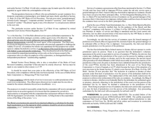 and underSection 13ofRule 14 (old rule), summons may be made upon the clerk who is
regarded as agent within the contemplation of the rule.
The designationofpersonsorofficers who are authorized to accept summons for a
domestic corporation orpartnership is now limited and more clearly specified in Section
11, Rule 14 of the 1997 Rules of Civil Procedure. The rule nowstates“generalmanager”
instead ofonly “manager”; “corporate secretary” insteadof “secretary”; and “treasurer”
instead of“cashier.” The phrase“agent,orany ofits directors” is conspicuously deleted
in the new rule.
The particular revision under Section 11 of Rule 14 was explained by retired
Supreme Court Justice Florenz Regalado, thus:[23]
“x x x the then Sec.13 of this Rule allowed service upona defendantcorporation to ‘be
made on the president,manager,secretary,cashier,agent orany ofits directors.’ The
aforesaid terms were obviously ambiguous andsusceptible ofbroad and sometimes
illogical interpretations, especially the word ‘agent’ofthe corporation. The Filoil case,
involving the litigation lawyerofthe corporation who precisely appeared to challengethe
validity of service ofsummons but whose very appearance forthat purposewas seized
upon to validate thedefective service,is an illustration ofthe need forthis revised section
with limited scope andspecific terminology. Thustheabsurdresult in the Filoil case
necessitatedthe amendmentpermitting service only on the in-housecounselofthe
corporation who is in effect an employee ofthe corporation, as distinguishedfroman
independent practitioner.” (underscoring supplied)
Retired Justice Oscar Herrera, who is also a consultant of the Rules of Court
Revision Committee, stated that “(T)he rule must be strictly observed. Service must be
made to one named in (the) statute xxx”.[24]
It should be noted that even prior to the effectivity of the 1997 Rules of Civil
Procedure,strict compliance with the rules hasbeenenjoined. In the case ofDelta Motor
Sales Corporation vs. Mangosing,[25]
the Court held:
“A strict compliance with the mode ofservice is necessary to conferjurisdiction ofthe
court overa corporation. The officerupon whomservice is made must be one who is
named in the statute;otherwise theservice is insufficient. xx x.
The purpose is to renderit reasonably certain thatthe corporation will receive prompt and
propernotice in an action against it orto insure that the summonsbe served on a
representative so integrated with the corporationthat suchperson will knowwhat to do
with the legalpapers served onhim. In otherwords,‘to bring home to the corporation
notice ofthe filing of the action.’x x x.
The liberal constructionrule cannot be invokedand utilized as a substitute forthe plain
legal requirements as to the mannerin which summons should be served on a domestic
corporation. xx x.” (underscoring supplied).
Service of summons uponpersonsotherthanthose mentioned in Section 13 of Rule
14 (old rule) has been held as improper.[26]
Even under the old rule, service upon a
generalmanagerofa firm’s branch office has beenheld as improperas summons should
have been served at the firm’s principal office. In First Integrated Bonding & Ins. Co.,
Inc. vs.Dizon,[27]
it was held that the service ofsummons on the general manager of the
insurance firm’s Cebu branch was improper; default ordercould have been obviated had
the summons been served at the firm’s principal office.
And in the case ofSolarTeamEntertainment,Inc.vs.Hon.Helen Bautista Ricafort,
et al.[28]
the Court succinctly clarified that, for the guidance of the Bench and Bar,
“strictest” compliance with Section 11 of Rule 13 of the 1997 Rules of Civil Procedure
(on Priorities in modes of service and filing) is mandated and the Court cannot rule
otherwise, lest we allow circumvention of the innovation by the 1997 Rules in order to
obviate delay in the administration of justice.
Accordingly, we rule that the service of summons upon the branch manager of
petitionerat its branch office at Cagayande Oro,instead ofupon the general manager at
its principal office at Davao City is improper. Consequently, the trial court did not
acquire jurisdiction over the person of the petitioner.
The fact that defendantfiled a belated motion to dismiss did not operate to confer
jurisdiction upon its person. There is no question that the defendant’s voluntary
appearance in the action is equivalent to service ofsummons.[29]
Before,the rule was that
a party may challenge the jurisdiction of the court over his person by making a special
appearance through a motion to dismiss and if in the same motion, the movant raised
othergroundsorinvoked affirmative relief which necessarily involvesthe exercise of the
jurisdiction ofthe court,the party is deemed to have submitted himselfto the jurisdiction
of the court.[30]
This doctrine has been abandoned in the case of La Naval Drug
Corporation vs.Court ofAppeals,et al.,[31]
which became the basis of the adoption of a
new provision in the former Section 23, which is now Section 20 of Rule 14 of the 1997
Rules. Section 20 now provides that “the inclusion in a motion to dismiss of other
grounds aside from lack of jurisdiction over the person of the defendant shall not be
deemed a voluntary appearance.” The emplacement of this rule clearly underscores the
purpose to enforcestrict enforcementofthe rules on summons. Accordingly,the filing of
a motion to dismiss,whetherornot belatedly filed by the defendant,his authorized agent
or attorney, precisely objecting to the jurisdiction of the court over the person of the
defendant can by no means be deemed a submission to the jurisdiction of the
court. There being no properservice ofsummons,the trialcourt cannot take cognizance
of a case for lack of jurisdiction over the person of the defendant. Any proceeding
undertaken by the trial court will consequently be null and void.[32]
WHEREFORE, the petition is hereby GRANTED. The assailed Orders of the
public respondent trialcourt are ANNULLED and SET ASIDE. The public respondent
Regional Trial Court of Makati, Branch 132 is declared without jurisdiction to take
cognizance of Civil Case No. 98-824, and all its orders and issuances in connection
therewith are hereby ANNULLED and SET ASIDE.
SO ORDERED.
Melo, (Chairman), Vitug, Panganiban, and Purisima, JJ., concur.
 