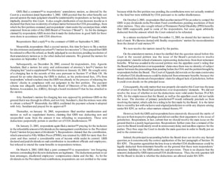 GSIS filed a comment[2]
to respondents’ amendatory motion, as directed by the
Court in a resolution dated September 3, 2002. GSIS posited that the other benefits not
passed uponin the main judgment should be understoodby respondents as having been
impliedly denied by this Court. It also sought clarification of our decision insofar as it
declared that there was noidentityofsubject matterbetweenthe COA proceedings, from
which the first petition stemmed,and respondents’claimunderthe secondpetition,which
emanated froman order of the GSIS Board of Trustees (“Board”). As for the damages
claimed by respondents,GSIS insiststhat it made the deductions in good faith for these
were done in accordance with COA directives.
Respondents filed a reply[3]
to the comment of GSIS on September 9, 2002.
Meanwhile,respondents filed a second motion, this time for leave to file a motion
for discretionaryand partialexecution[4]
(“motion forexecution”).They prayedthat GSIS
be ordered to effect the refund,as finally adjudged in ourdecision,pending resolution of
theiramendatory motion as to the other deducted amounts. We granted the motion for
execution on September 3, 2002.
Subsequently, on December 26, 2002, counsel for respondents, Atty. Agustin
Sundiam, filed a motion for entry and enforcement of attorney’s lien[5]
(“motion for
charging lien”)and a supplement[6]
to thismotion on January 10, 2003. He sought entry
of a charging lien in the records of this case pursuant to Section 37 of Rule 138. He
prayed for an order directing the GSIS to deduct, as his professional fees, 15% from
respondents’refundvoucherssince the GSIS was already in the process of releasing his
clients’ checks in compliance with our judgment in the first petition. The payment
scheme was allegedly authorized by the Board of Directors of his clients, the GSIS
Retirees Association,Inc.(GRIA), through a board resolution[7]
that he has attached to
the motion.
Atty.Sundiam’s motion for charging lien was opposed by petitioner GSIS on the
ground thatit was through its efforts,and notAtty.Sundiam’s,that the retirees were able
to obtain a refund.[8]
Meanwhile, the GRIA confirmed the payment scheme it adopted
with Atty. Sundiamand prayed for its approval.[9]
Thereafter, on January 10, 2003, respondents filed another manifestation and
motion as well as supplement thereto, claiming that GSIS was deducting new and
unspecified sums from the amount it was refunding to respondents. These new
deductions purportedly pertain to another set of COA disallowances.[10]
On January 21,2003, respondents again filed a motion[11]
praying for the inclusion
in the refundable amountofdividendson the management contribution to the Provident
Fund (“motion forpayment ofdividends”). Respondents claimed that the contribution,
which amounted to Fifty Million Pesos (P50M),was retained by GSIS for more than five
years and thus earned a considerable sum of income while under its control. GSIS
declared and paid dividendson said contribution to incumbent officials and employees,
but refused to extend the same benefits to respondents/retirees.
On March 6, 2003, GSIS filed a joint comment[12]
to respondents’ two foregoing
motions contendingthat thenewdeductions are legitimate. The deductionspertain to car
loan arrearages, disallowed employees’ compensation claims and the like. As for the
dividendson the ProvidentFund contributions,respondents are not entitled to the same
because while the first petition was pending,the contributionswere not actually remitted
to the fund but were withheld by COA pursuant to its earlier disallowance.
On October2,2003, respondentsfiled anothermotion[13]
foran orderto compel the
GSIS to pay dividends onthe Provident Fund contributions pending resolution of their
other motions. They also sought refund of Permanent Partial Disability (PPD) benefits
that GSIS supposedly paid to some of the respondents, but once again arbitrarily
deducted fromthe amount which the Court ordered to be refunded.
In a minute resolution[14]
dated November 11, 2003, we denied the last motion for
lack of merit. We likewise denied with finality respondents’ motion for reconsideration
from the denial of said motion.[15]
We now resolve the matters raised by the parties.
On the amendatorymotion,it must be clarified that the question raised before this
Court in the second petition was the issue of the Board’s jurisdiction to resolve
respondents’claimfor refund ofamounts representing deductions fromtheir retirement
benefits. Whatwas assailed in the second petition was the appellate court’s ruling that
the Board had jurisdiction overrespondents’claimsince there was no identity of subject
matter between the proceedingsthen pending before the COA and the petitionbrought by
respondentsbefore the Board. The Court ofAppeals did notrule on the main controversy
of whetherCOA disallowancescould be deducted fromretirement benefits because the
Board ordered the dismissalofrespondents’ claimfor alleged lack of jurisdiction, before
it could even decide on the principal issue.
Consequently,the only matterthat was properly elevatedto this Court was the issue
of whether or not the Board had jurisdiction over respondents’ demands. We did not
resolve the issue of whether or not the deductions were valid under Section 39 of RA
8291, for the simple reason that the Board, as well as the appellate court, did not tackle
the issue. The doctrine of primary jurisdiction[16]
would ordinarily preclude us from
resolving the matter,which calls fora ruling to be first made by the Board. It is the latter
that is vestedby lawwith exclusive and originaljurisdiction to settle any dispute arising
under RA 8291, as well as other matters related thereto.[17]
However,both the GSIS and respondentshave extensively discussed the merits of
the case in theirrespective pleadingsand did not confine their arguments to the issue of
jurisdiction. Respondents, in fact, submit that we should resolve the main issue on the
ground thatit is a purely legalquestion. Respondents further state that a remand of the
case to the Board would merely result in unnecessarydelay and needless expense for the
parties.They thus urge the Court to decide the main question in order to finally put an
end to the controversy.
Indeed,the principalissue pending before the Board does not involve any factual
question,as it concernsonly the correct application of the last paragraph of Section 39,
RA 8291. The parties agreedthat the lone issue is whetherCOA disallowances could be
legally deducted fromretirement benefits on the ground that these were respondents’
monetary liabilities to the GSIS under the said provision. There is no dispute that the
amounts deductedby GSISrepresentedCOA disallowances. Thus,the only question left
for the Board to decide is whether the deductions are allowed under RA 8291.
 