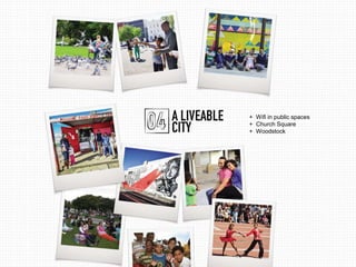 + Wifi in public spaces 
+ Church Square 
+ Woodstock 
 