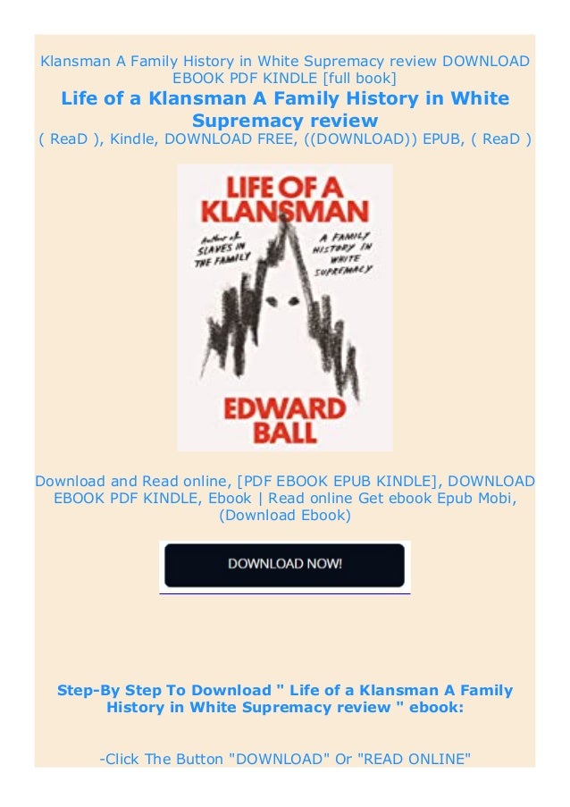 Life Of A Klansman PDF Free Download Life Of A Klansman PDF Free Download