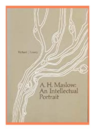 paperback_ A. H. Maslow  An intellectual portrait (The A. H. Maslow series) review 'Read_online'