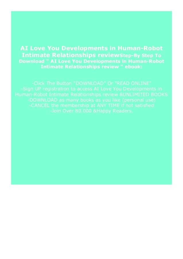 Hardcover Ai Love You Developments In Human Robot Intimate Relation Hardcover Ai Love You Developments In Human Robot Intimate Relation