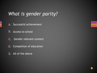 TUL 555-3 Global Gender Issues in Education | PPTX