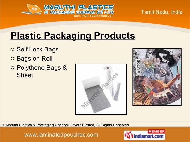 Maruthi Plastics and Packaging Chennai Private Limited Tamil Nadu india