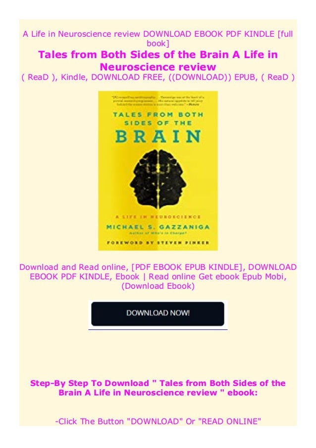 Tales From Both Sides Of The Brain PDF Free Download