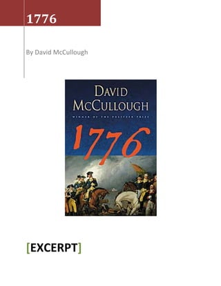 1776

By David McCullough




[EXCERPT]
 
