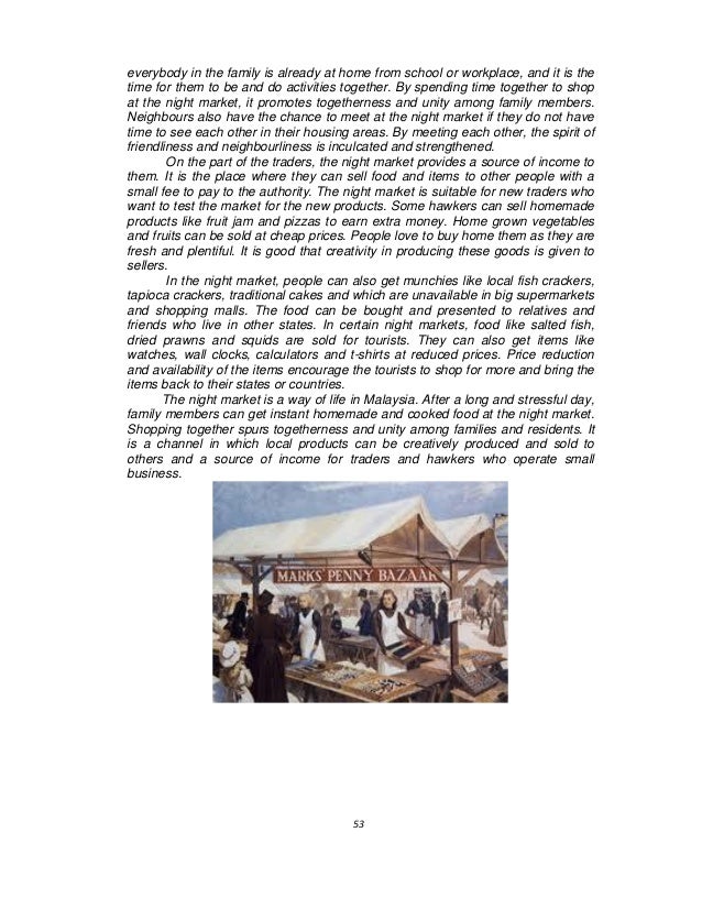 Street food essay spm