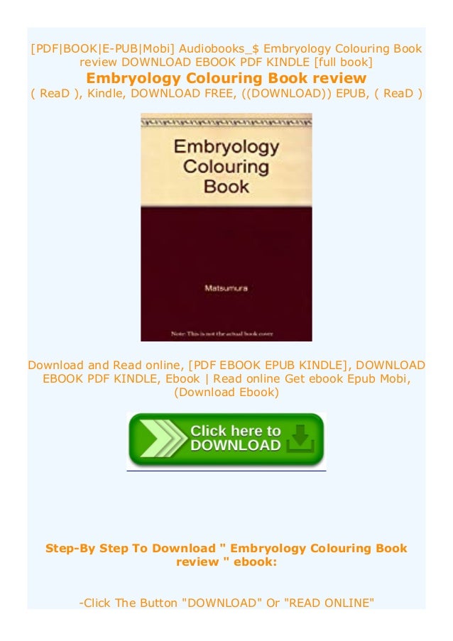 Download Hardcover Embryology Colouring Book Review Full Pages
