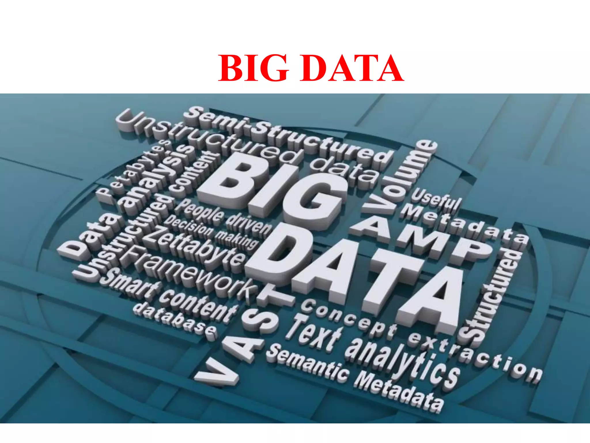 BIG DATA
 