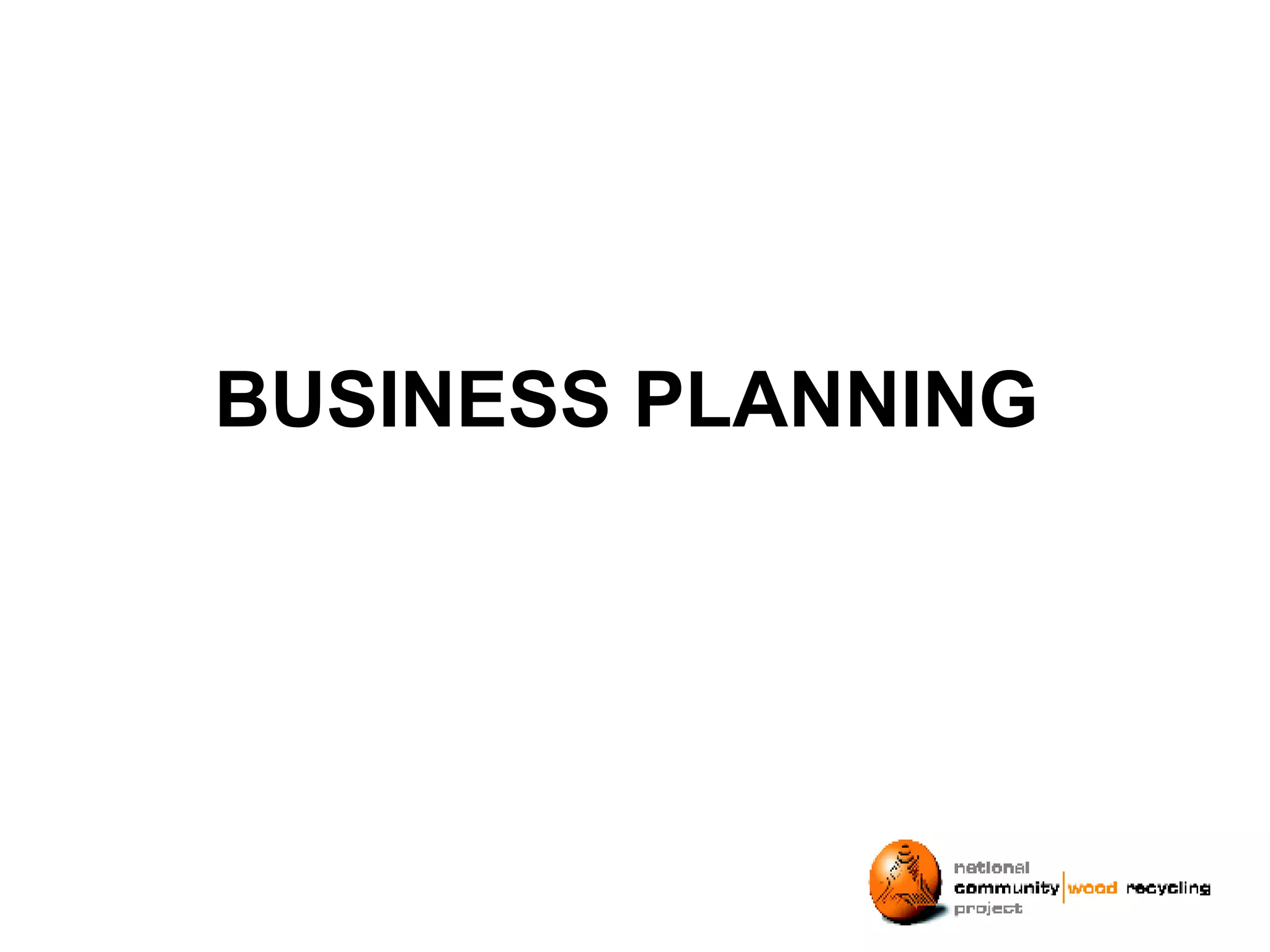 BUSINESS PLANNING