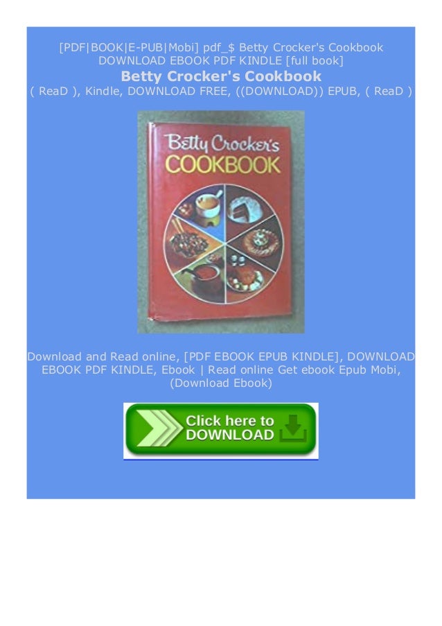 Pdf Downloads Betty Crocker S Cookbook Full Books