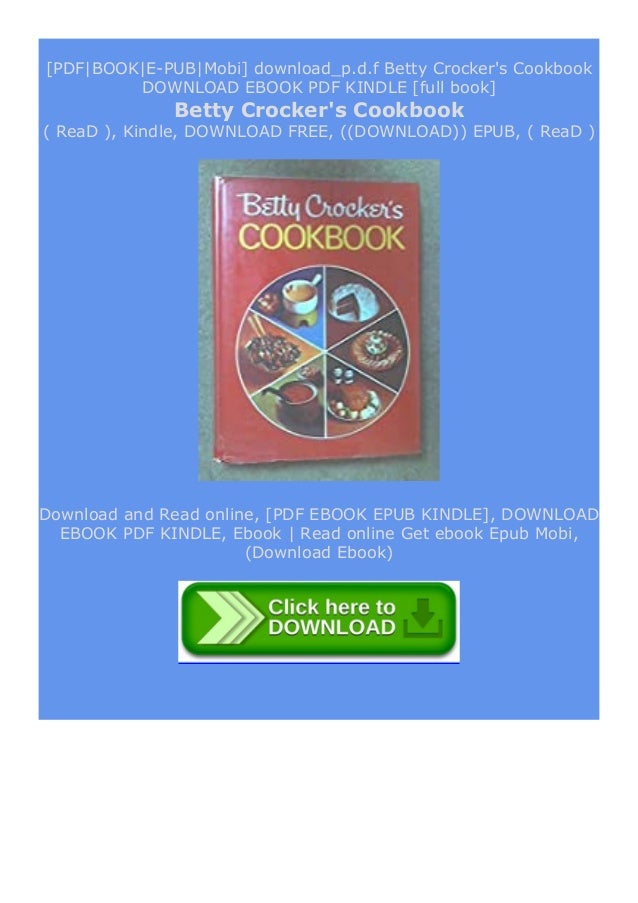 Pdf Downloads Betty Crocker S Cookbook Full Books