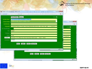 Implementation
Common Names for Annonaceae
open-up.eu
 